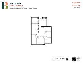 11325 N Community House Rd, Charlotte, NC à louer Plan d’étage– Image 1 sur 1