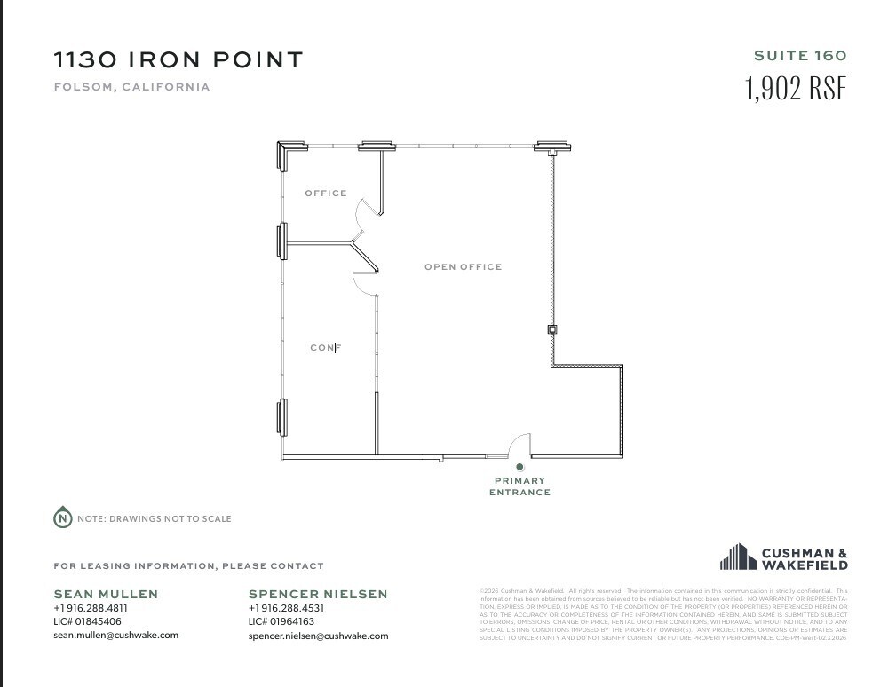1130 Iron Point Rd, Folsom, CA à louer Plan d’étage– Image 1 sur 1