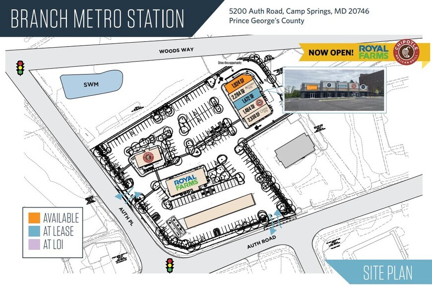 5208 Auth Rd, Camp Springs, MD à louer - Plan de site – Image 2 sur 2