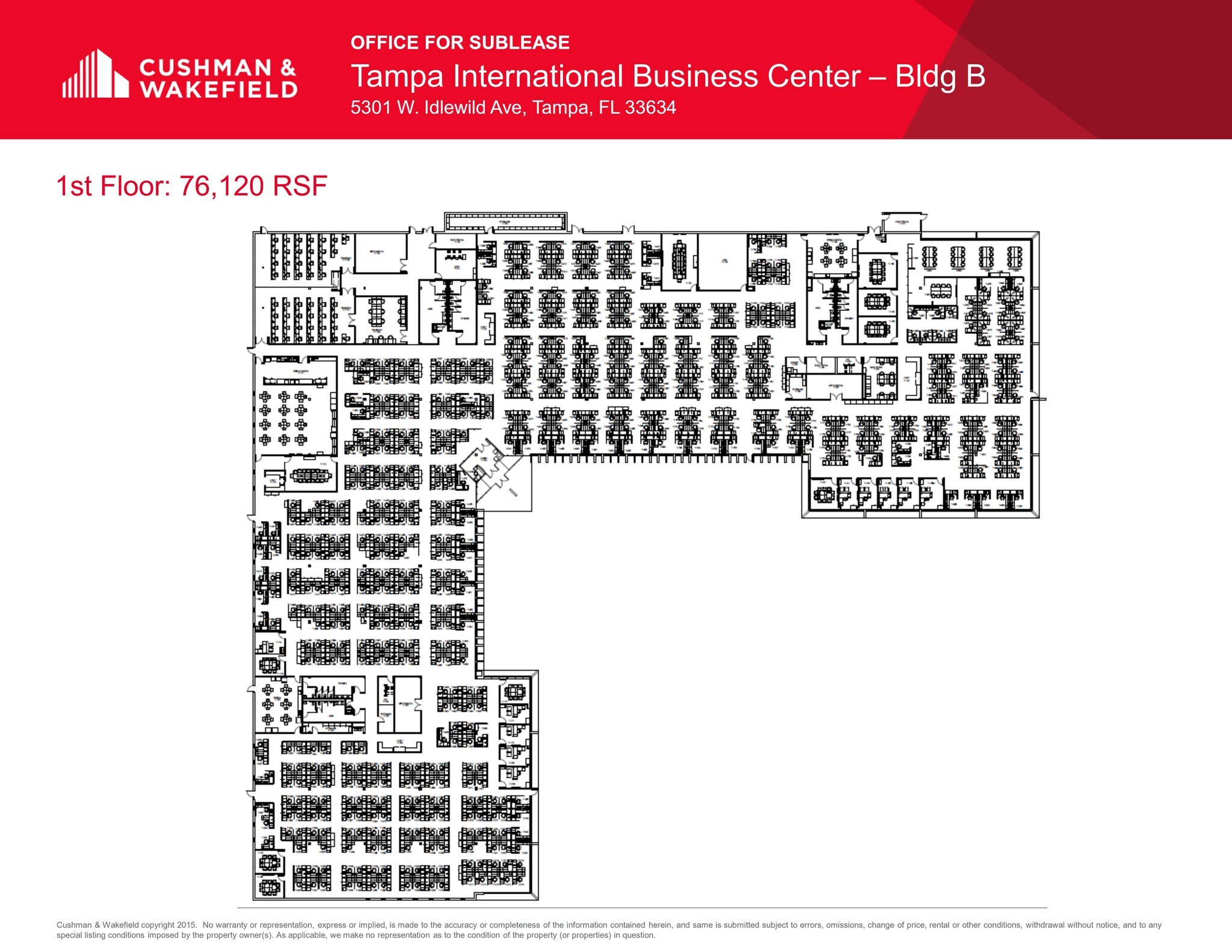 5301 W Idlewild Ave, Tampa, FL à louer Plan de site– Image 1 sur 1