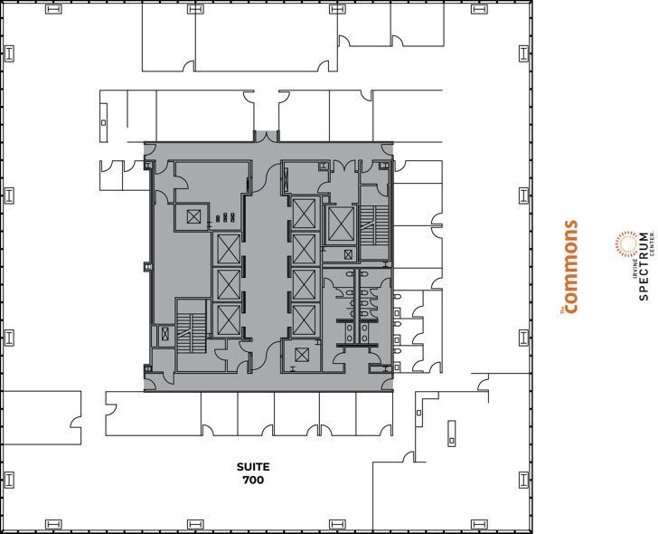 400 Spectrum Center Dr, Irvine, CA à louer Plan d’étage– Image 1 sur 1