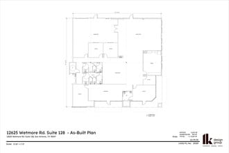 12625 Wetmore Rd, San Antonio, TX à louer Plan d’étage– Image 1 sur 1