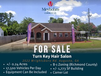 Plus de détails pour 2522 Wrightsboro Rd, Augusta, GA - Local commercial à vendre