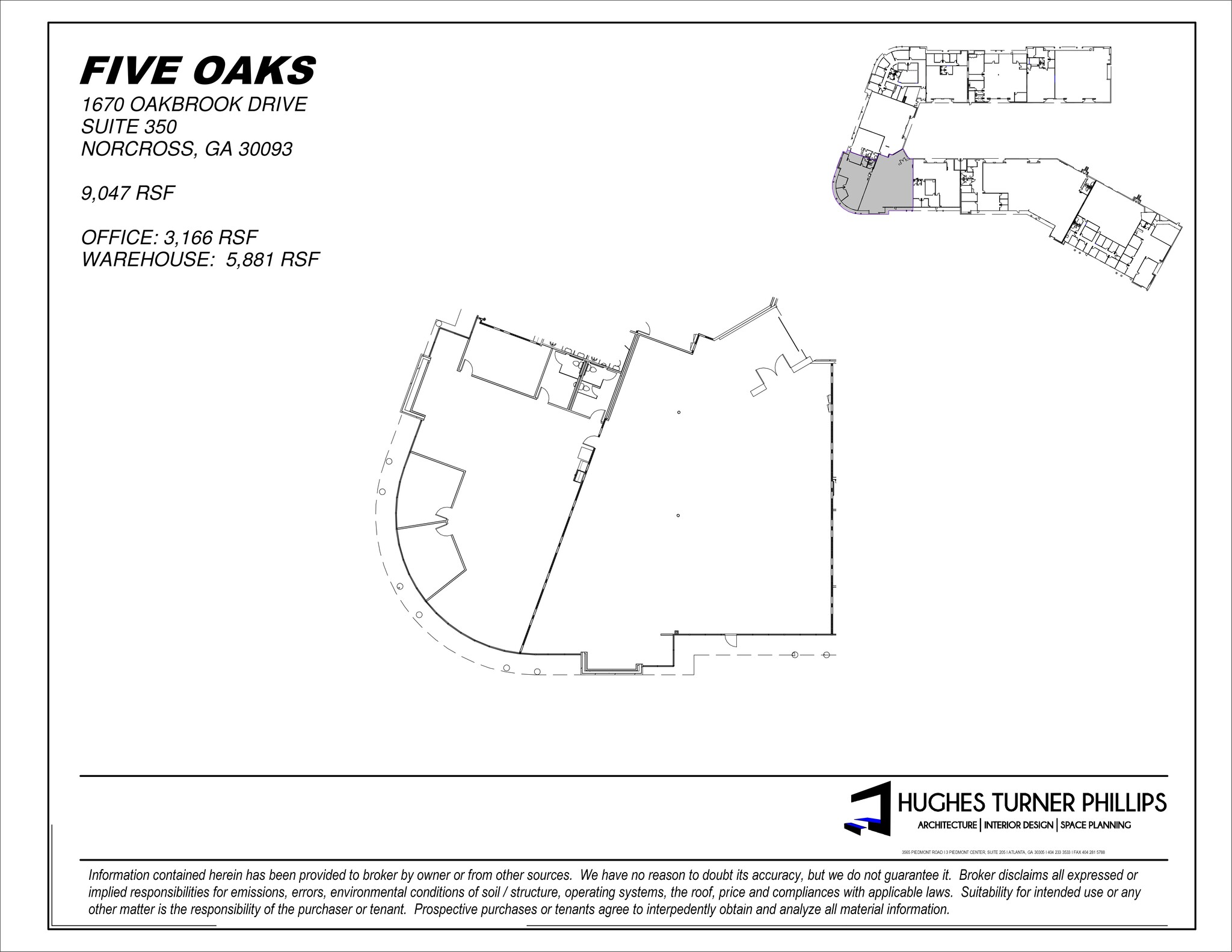 1670 Oakbrook Dr, Norcross, GA à louer Plan de site– Image 1 sur 1