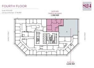 824 N Market St, Wilmington, DE à louer Plan d’étage– Image 1 sur 1