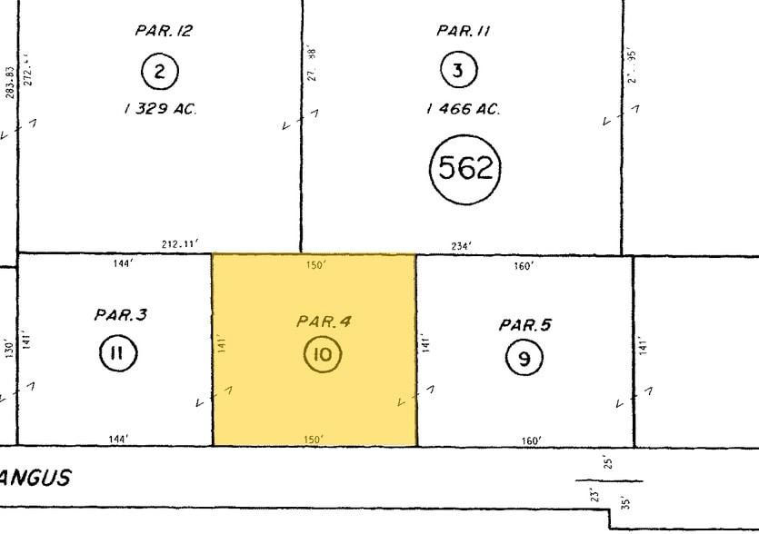 731 W Angus Ave, Orange, CA à vendre - Plan cadastral – Image 3 sur 4