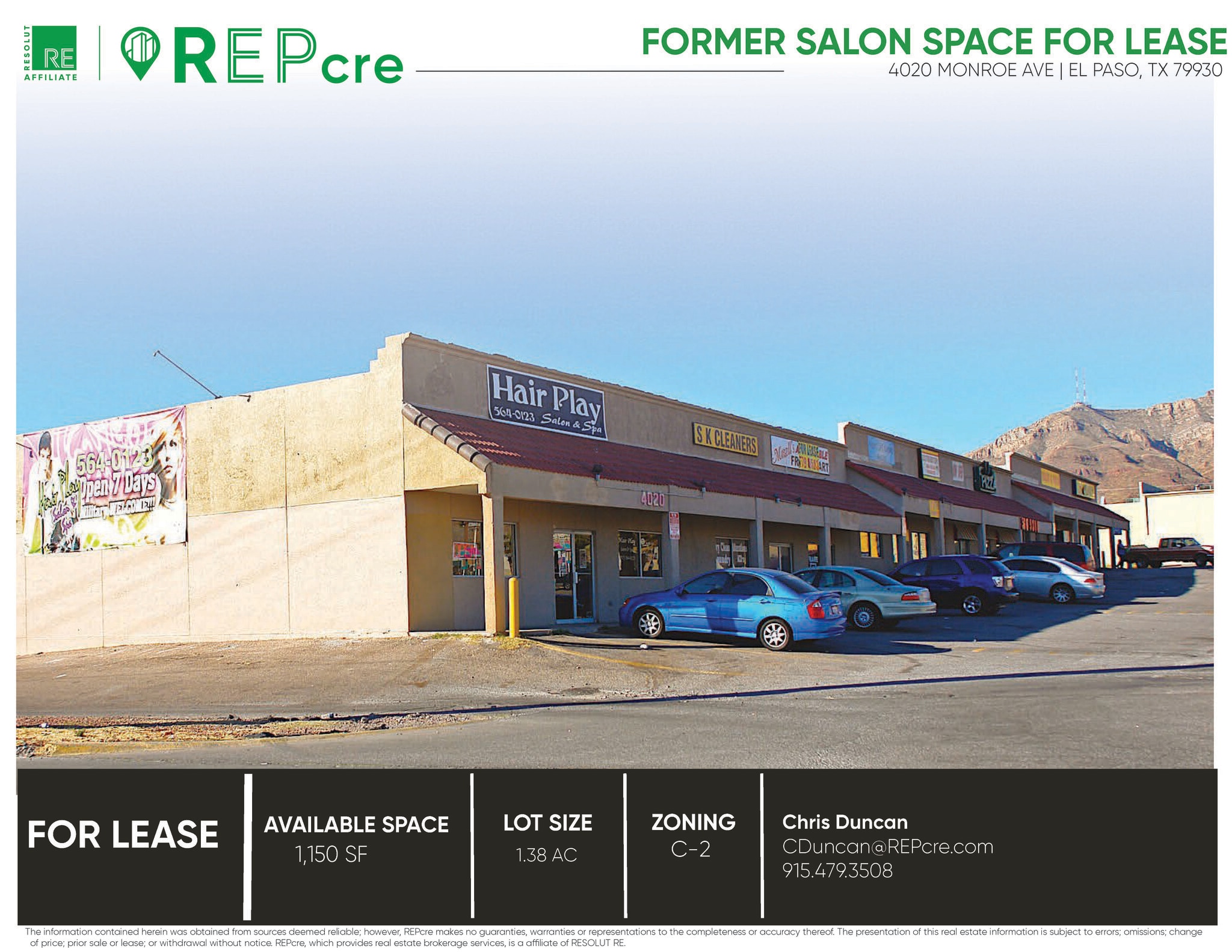 4020 Monroe Ave, El Paso, TX à louer Photo de l’immeuble– Image 1 sur 1