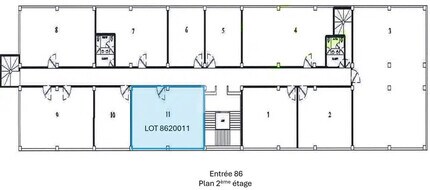 Local commercial dans Ris-Orangis à louer Plan d’étage– Image 1 sur 3