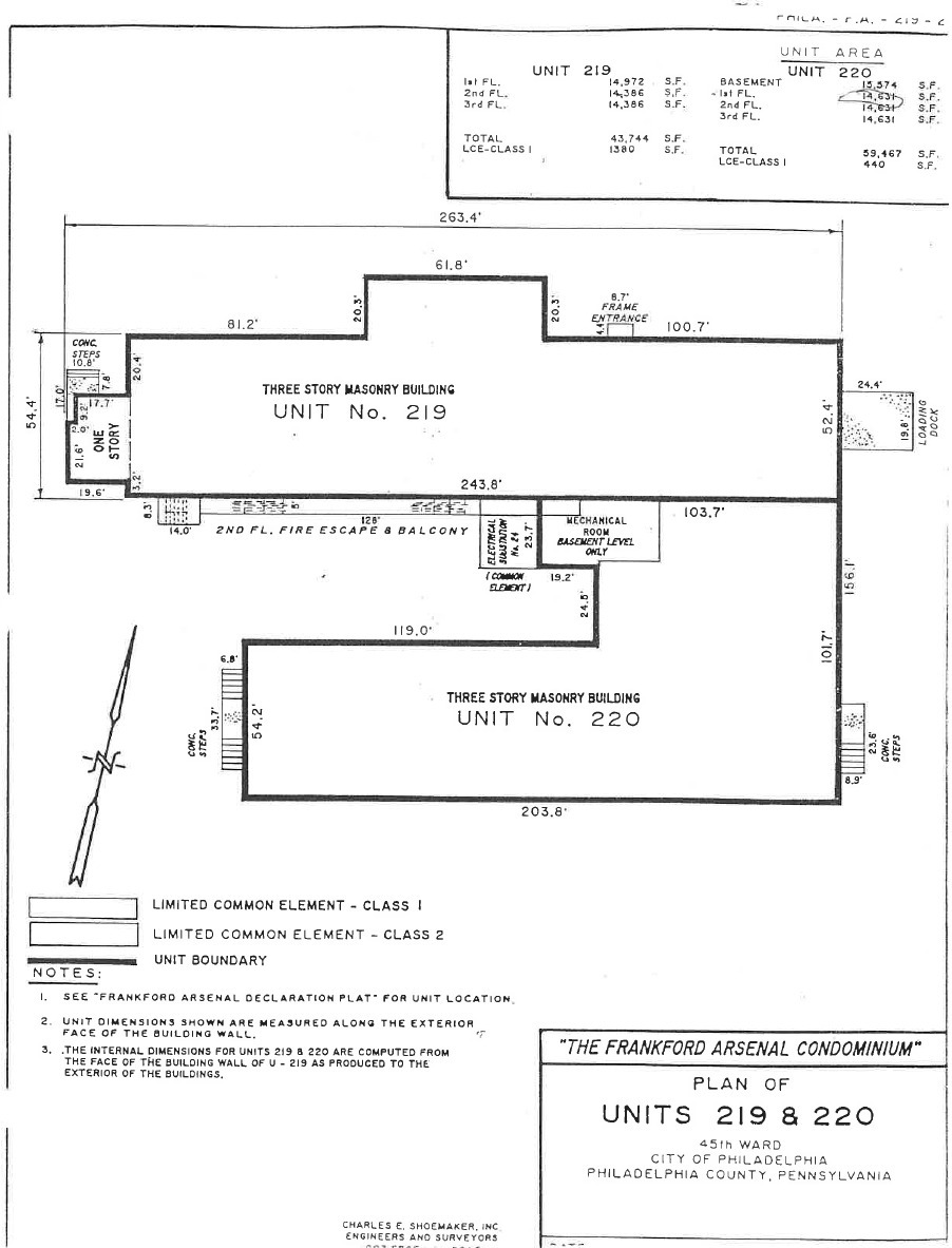 2275 Bridge St- Building 220, Philadelphia, PA à vendre Plan d’étage– Image 1 sur 1