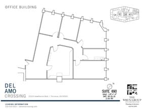21515 Hawthorne Blvd, Torrance, CA à louer Plan d’étage– Image 1 sur 2