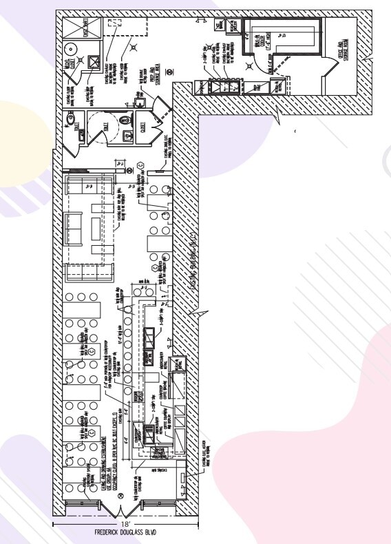 2110 Frederick Douglass Blvd, New York, NY à louer Plan d’étage– Image 1 sur 1