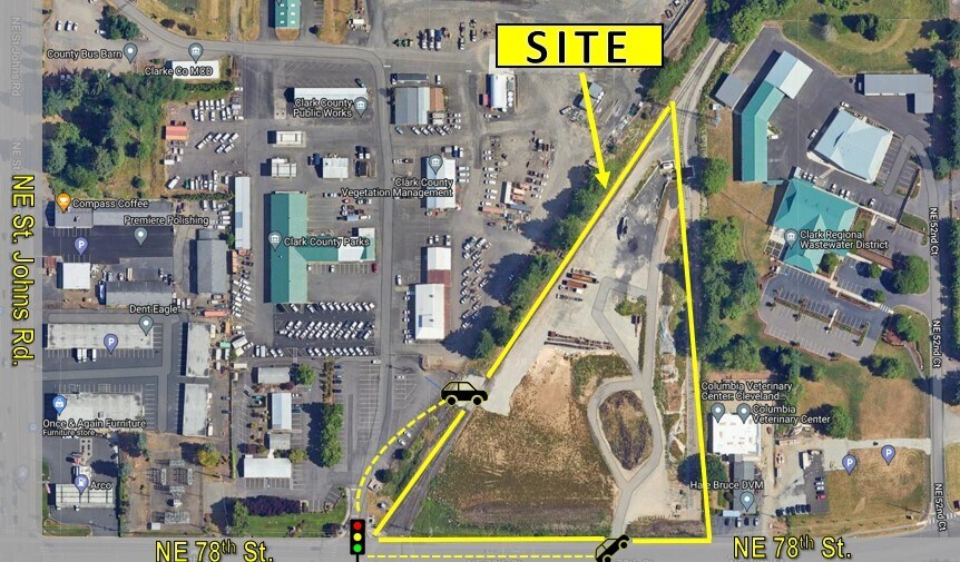 NE 78th St & NE 47th Ave, Vancouver, WA à louer Aérien– Image 1 sur 4