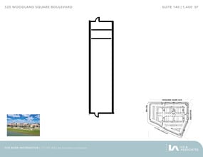 525 Woodland Square Blvd, Conroe, TX à louer Plan d’étage– Image 1 sur 1