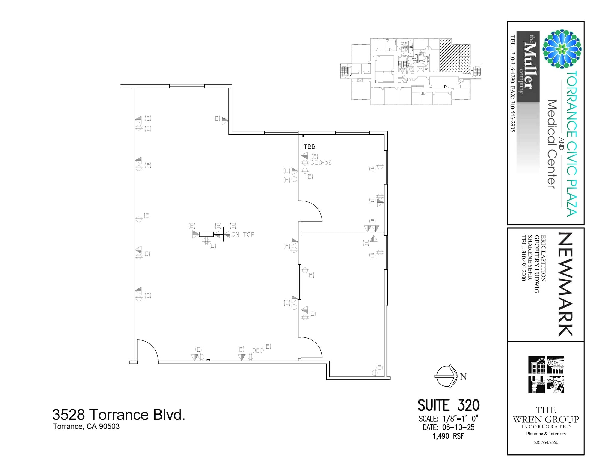 3400 Torrance Blvd, Torrance, CA à louer Plan d’étage– Image 1 sur 1