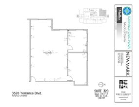 3400 Torrance Blvd, Torrance, CA à louer Plan d’étage– Image 1 sur 1