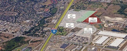 14400 The Lakes Blvd, Pflugerville, TX - Vue aérienne  vue de carte