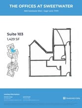 4675 Sweetwater Blvd, Sugar Land, TX à louer Plan d’étage– Image 1 sur 1
