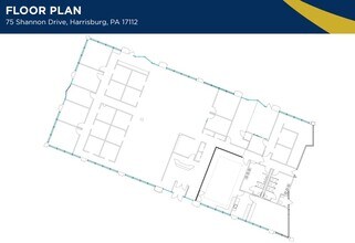 75 Shannon Rd, Harrisburg, PA à vendre Plan d’étage– Image 1 sur 1