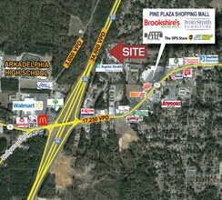 2914 Cypress Rd, Arkadelphia, AR - Vue aérienne vue de carte