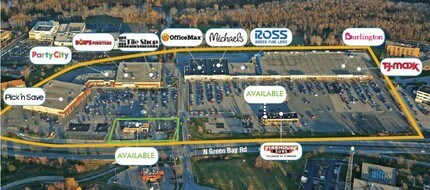 W Brown Deer Rd & N Green Bay Rd, Brown Deer, WI - VUE AÉRIENNE  vue de carte