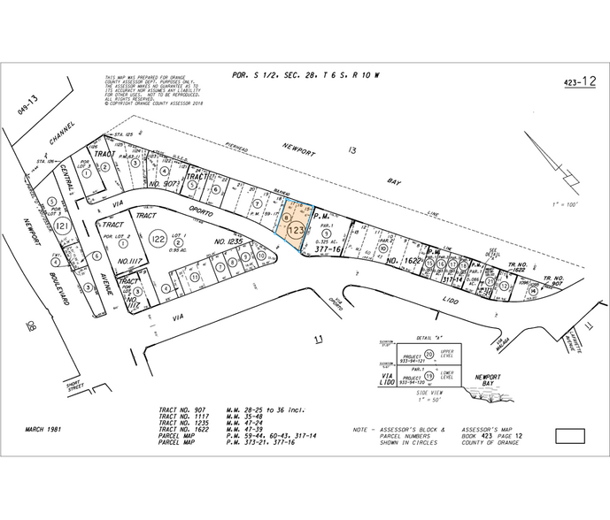 3400 Via Oporto, Newport Beach, CA à louer - Plan cadastral – Image 3 sur 3