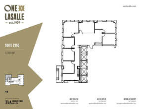 1 N La Salle St, Chicago, IL à louer Plan d’étage– Image 1 sur 3