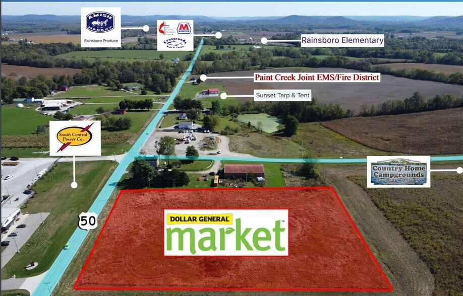 12388 US 50 Hwy, Hillsboro, OH à vendre - Aérien – Image 3 sur 3