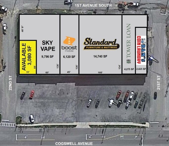2124-2138 Cogswell Ave, Pell City, AL à louer - Photo de l’immeuble – Image 1 sur 2