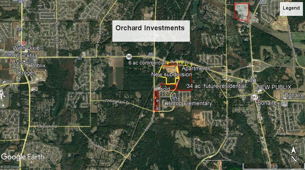 Hwy 96 & Robert Bryson Pky, Warner Robins, GA à vendre - Photo de l’immeuble – Image 2 sur 2