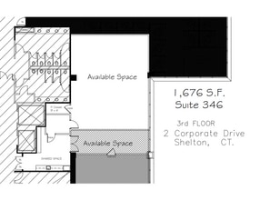 2 Corporate Dr, Shelton, CT à louer Plan d’étage– Image 1 sur 1