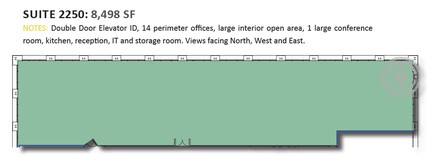 915 Wilshire Blvd, Los Angeles, CA à louer Plan d’étage– Image 1 sur 2