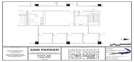 3300 S Parker Rd, Aurora, CO à louer Plan d’étage– Image 1 sur 1