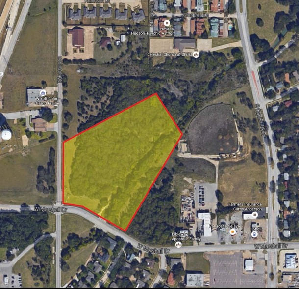 1051 W Marshall Dr, Grand Prairie, TX à vendre - Aérien – Image 3 sur 4