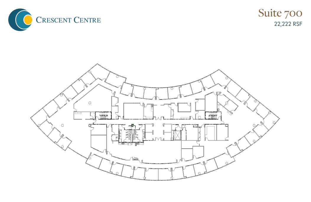 100 Crescent Center Pkwy, Tucker, GA à louer Plan d’étage– Image 1 sur 1