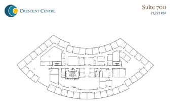 100 Crescent Center Pkwy, Tucker, GA à louer Plan d’étage– Image 1 sur 1
