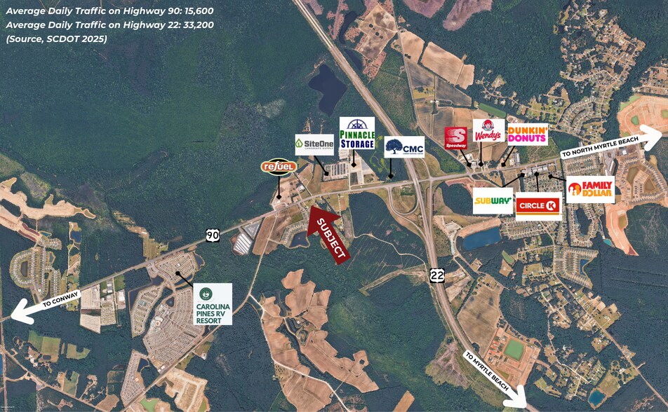 6318 Highway 90, Conway, SC à vendre - Photo de l’immeuble – Image 1 sur 3