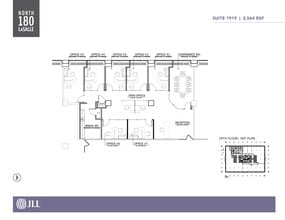 180 N LaSalle St, Chicago, IL à louer Plan d’étage– Image 2 sur 12