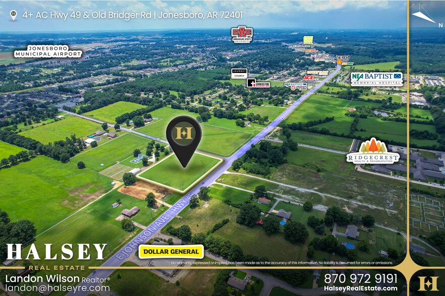 Hwy 49 and Old Bridger Road, Jonesboro, AR à vendre - Photo de l’immeuble – Image 3 sur 5