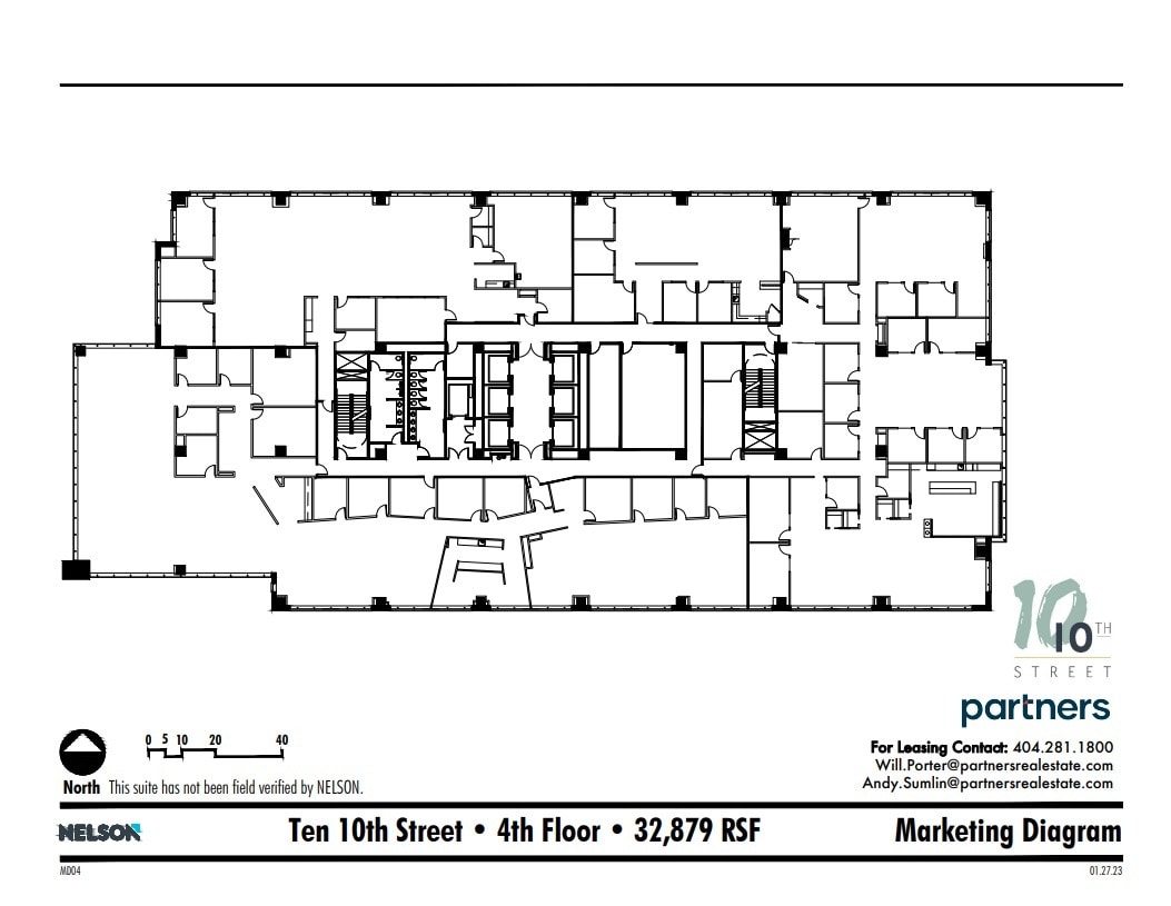 10 10th St, Atlanta, GA à louer Plan d’étage– Image 1 sur 1