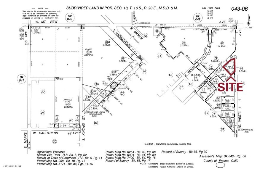 West Superior Avenue Ave, Caruthers, CA à vendre - Photo de l’immeuble – Image 2 sur 3