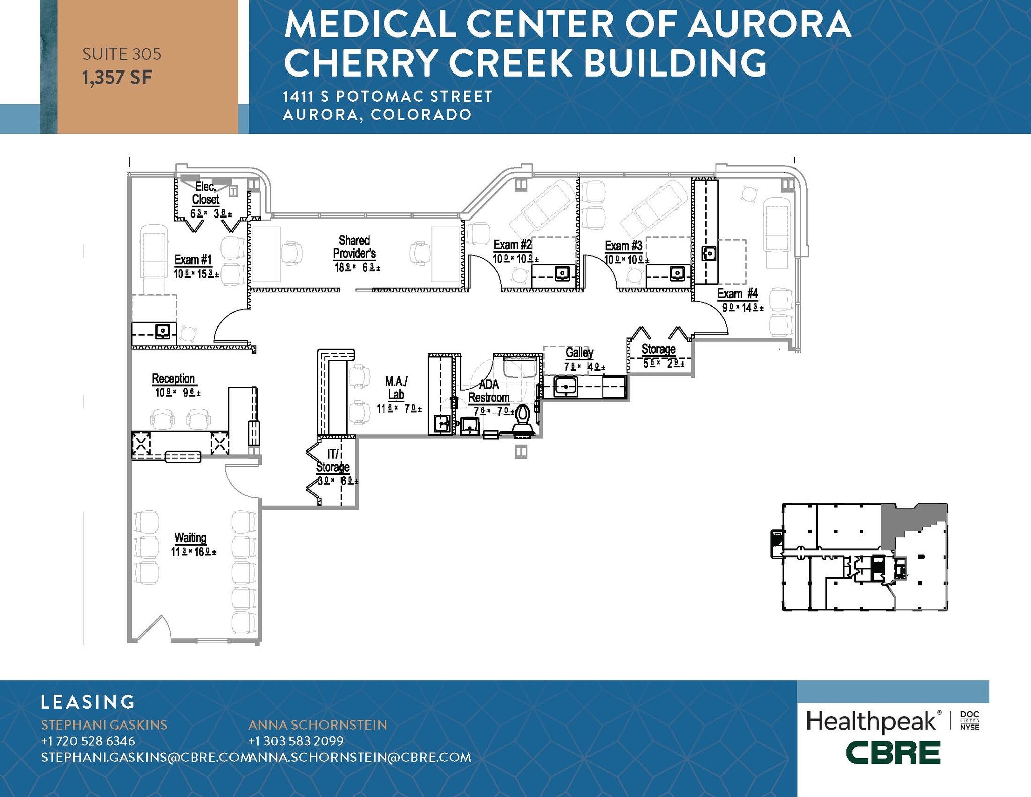 1411 S Potomac St, Aurora, CO à louer Plan d’étage– Image 1 sur 1