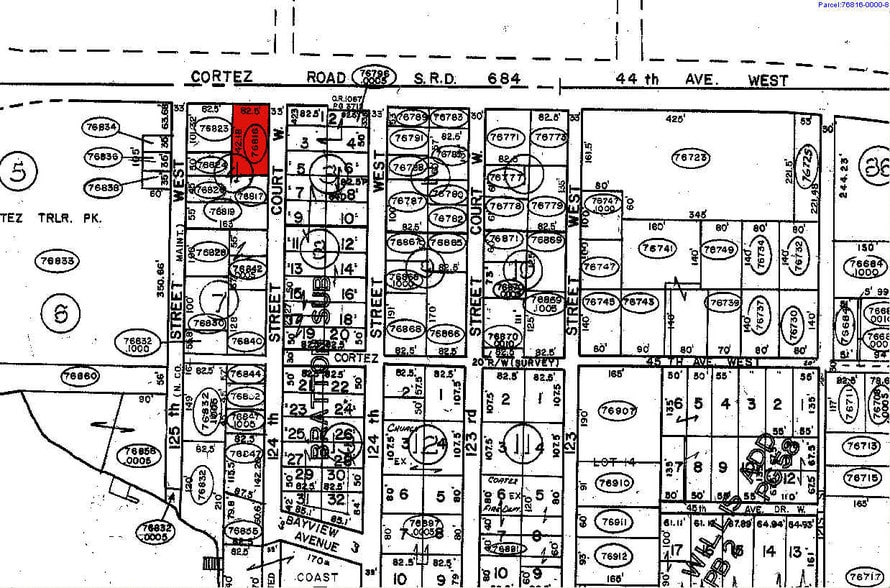 4404 124th St Ct, Bradenton, FL à vendre - Plan cadastral – Image 2 sur 3