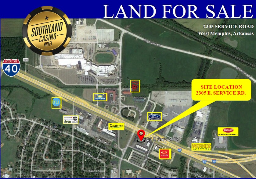 2305 E Service Rd, West Memphis, AR à vendre - Photo de l’immeuble – Image 2 sur 6