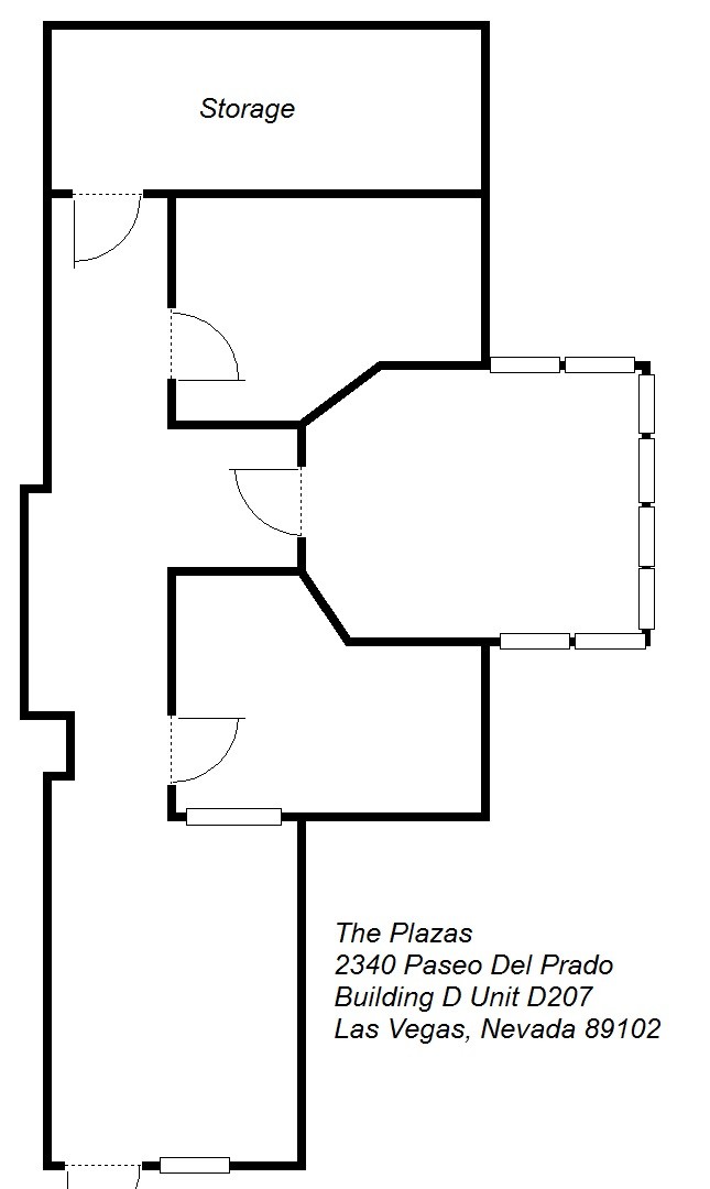 2310 Paseo Del Prado, Las Vegas, NV à louer Plan d’étage– Image 1 sur 1