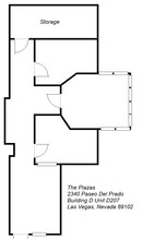 2310 Paseo Del Prado, Las Vegas, NV à louer Plan d’étage– Image 1 sur 1