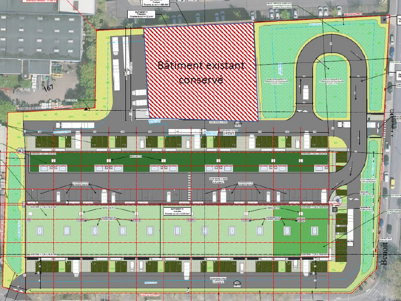 42 Rue Benoit Frachon, Bobigny à louer - Plan de site – Image 3 sur 3