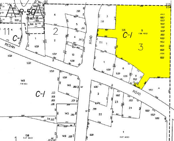 4800-4844 Redan Rd, Stone Mountain, GA à louer - Plan cadastral – Image 2 sur 3