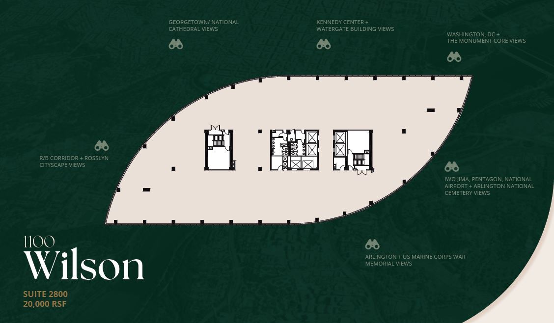 1100 Wilson Blvd, Arlington, VA à louer Plan d’étage– Image 1 sur 1