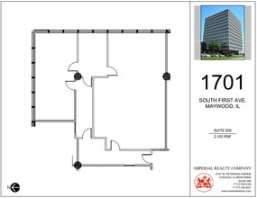 1701 S 1st Ave, Maywood, IL à louer Plan d’étage– Image 1 sur 5