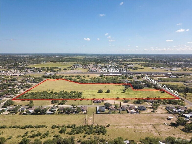 TBD S Bentsen Palm, Palmview, TX à vendre - Aérien – Image 2 sur 4